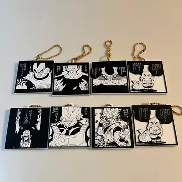 드래곤볼 40주년 고무 마스코트 비스킷 바이바이 손오공 8개 세트 베지터