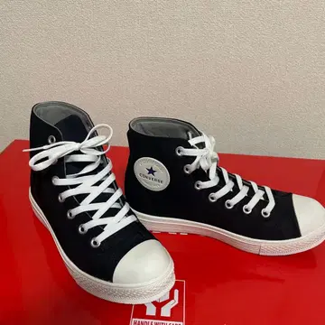 CONVERSE 블랙 방수 눈비 하이컷 스니커즈 23.5cm