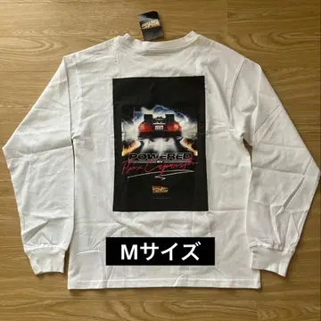 레어! 새상품 백투더퓨처 긴팔 티셔츠 데로리안 M 사이즈 단종품