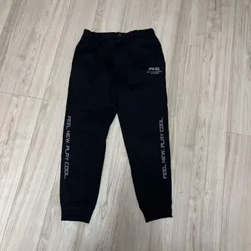 PING 블랙 조거 팬츠