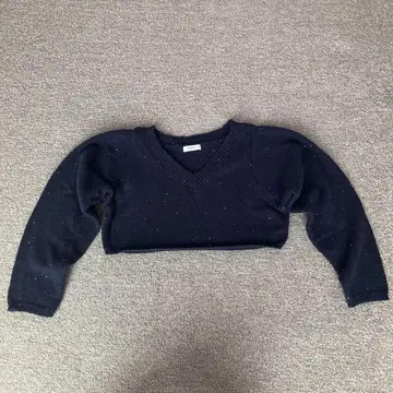 Pageboy 숏 기장 스웨터 스팽글