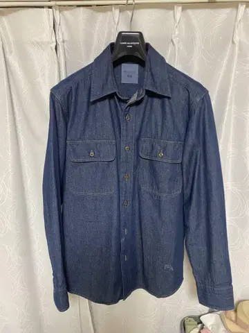 UNIQLO JW ANDERSON 유니클로 다크 블루 데님 셔츠 겨울