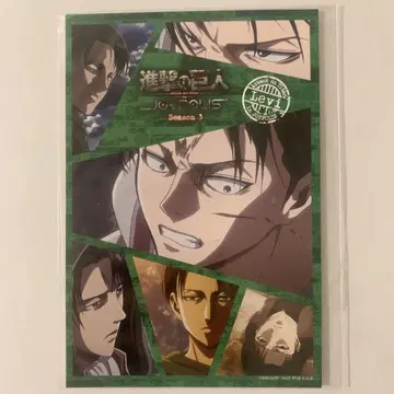 진격의 거인 리바이 엽서 조이폴리스 콜라보