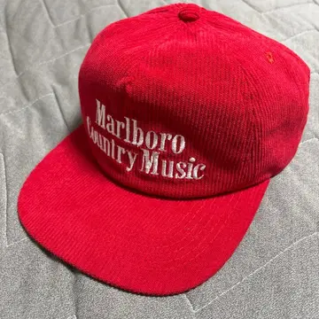 Marlboro Country Music 캡 모자 빨간색