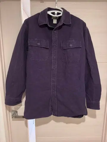 L.L.Bean 헤비 셔츠 자켓 L 퍼플