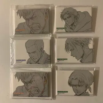 [ 재고 라스트 ] 진격의 거인 스퀘어 캔 리바이 3종류 올로 군타