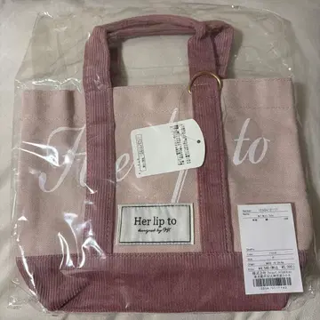 Her lip to HLT Mini Tote 토트백 rose 핑크