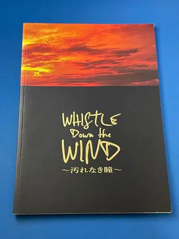 뮤지컬 휘슬 다운 더 윈드 더러움 없는 눈동자 팜플렛