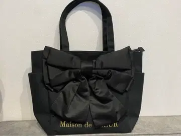 Maison de FLEUR 빅 리본 토트백