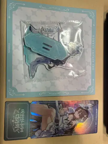 새상품 붕괴3rd 비타 호요랜드 아크릴 스탠드 홀로그램 티켓 세트