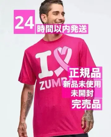 정품 미사용 새상품 미개봉 ZUMBA T셔츠 핑크 완판템
