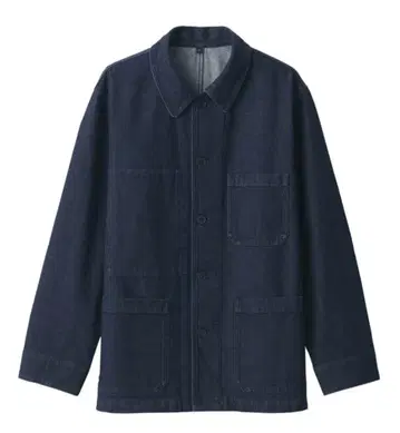 나무 열매에서 만든 카포크 혼방 데님 XXL 다크 네이비