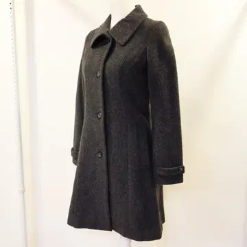 중고 라코스테 코트 / 38 / 슬림 / 울 / 그레이