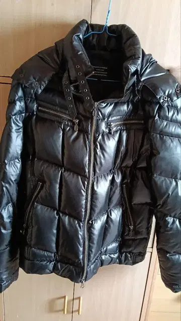 PATTO DENIM STORE 블랙 다운 자켓 L