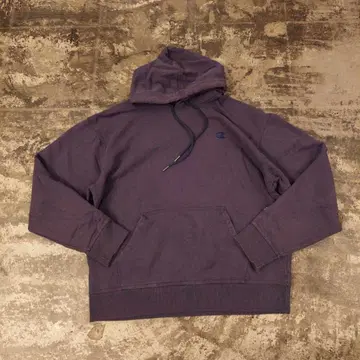 Champion 원포인트 자수 후드티 다크 그레이 L