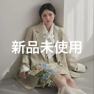 fupel 스프링 트위드 테일러드 자켓