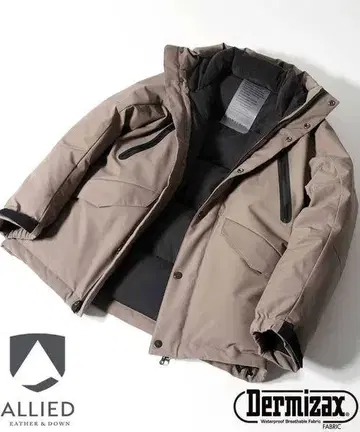 ADAM ET ROPE 숏 후디 다운