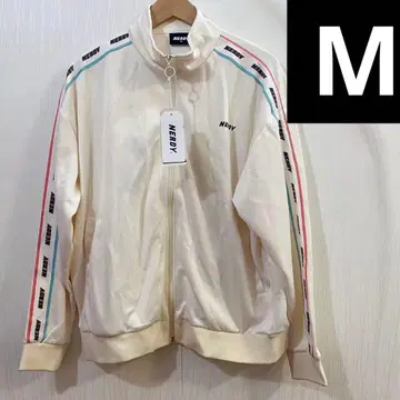NERDY 트랙 자켓 화이트 M