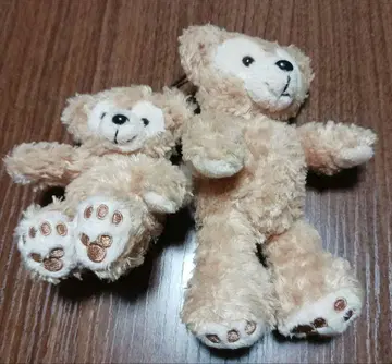 더피 키링 봉제 인형 세트 대소 2체