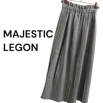 마제스틱 레곤 플리츠 롱 스커트 여성용