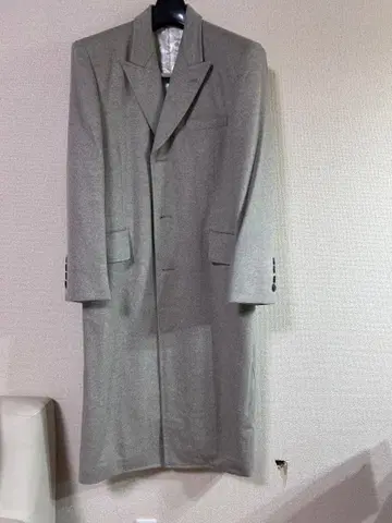 캐시미어 남성용 롱 코트