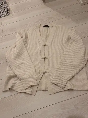 니트 가디건 차이나 버튼