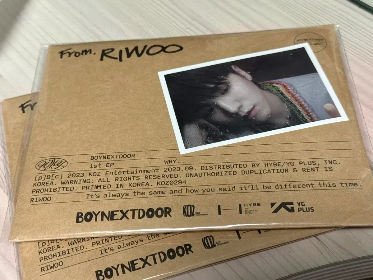 Quick sale) Boynextdoor boynextdoor why letter riwoo unsealed album wts