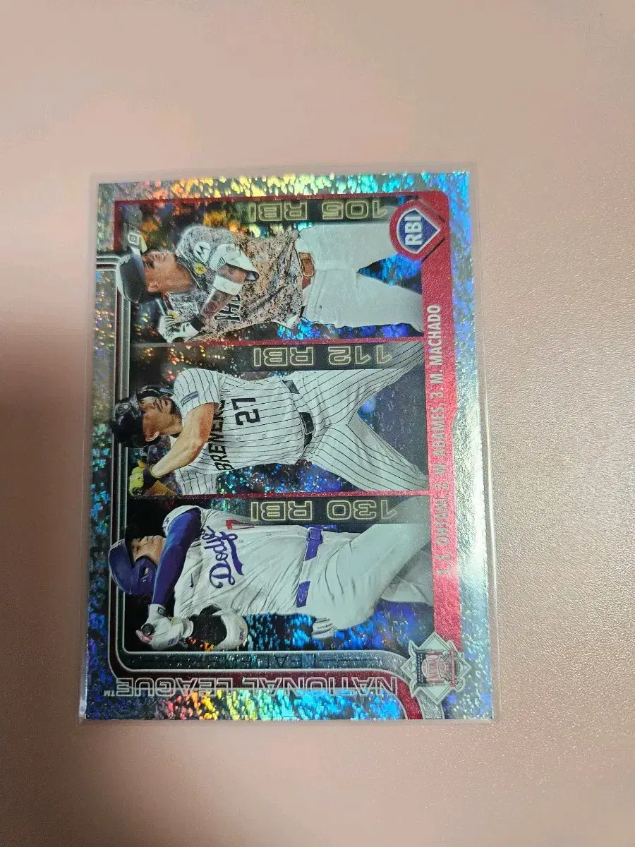 오타니 2025 Topps 리그 리더 Foil 카드