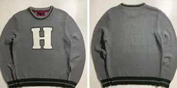 타미힐피거 H로고 스웨터