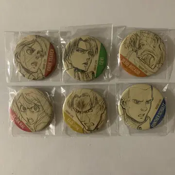 진격의 거인 WITSTUDIO 캔뱃지 세트 구 리바이 반