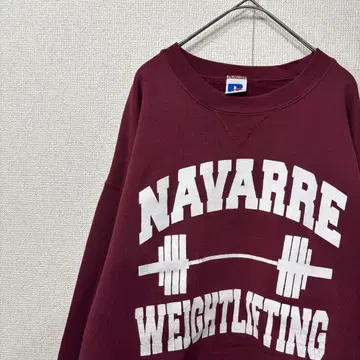 러셀 맨투맨 프린트 미국 빈티지 의류 XL 2964