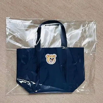 미사용 새상품 러브리바이페이러 올드테디 토트 네이비 소