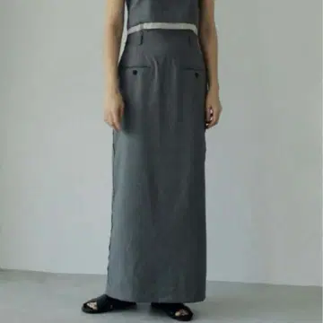 그레이 타이트 스커트 anuke