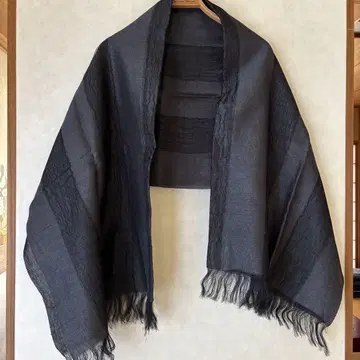 블랙 프린지 스톨 대형