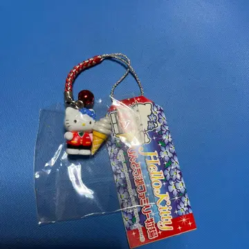 지역 한정 키티 린도호 한정판 린도호 패밀리랜드 소프트 아이스크림 스트랩