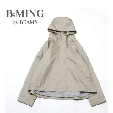 새상품급 B:MING by BEAMS 발수 마운틴 후드티 블루종