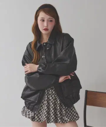 페이크 가죽 자켓 택 포함 미사용 새상품