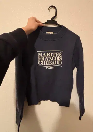 MARITHE FRANCOIS GIRBAUD 마리테 니트 네이비