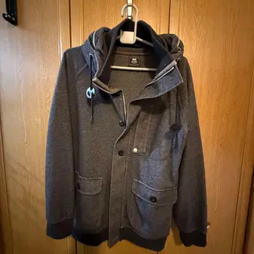 BEAMS 후드 부착 자켓 L 사이즈 그레이