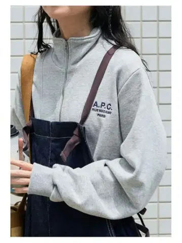 A.P.C. 아페쎄 프릭스스토어 하프 지퍼 맨투맨