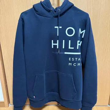 TOM HILFIGER 네이비 후드티