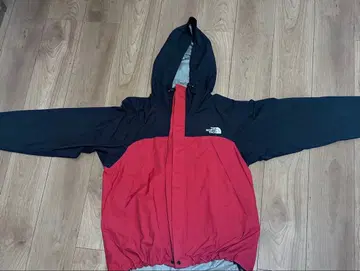 THE NORTH FACE 마운틴 후드티 블랙/빨간색