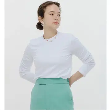 yori 요리 속기모 모찌모찌론 Tee 36 화이트