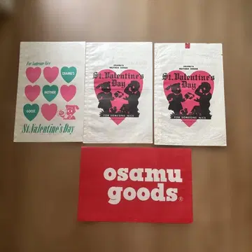 OSAMU'S [발렌타인데이] 종이 봉투 2종 3매, 기타 1매