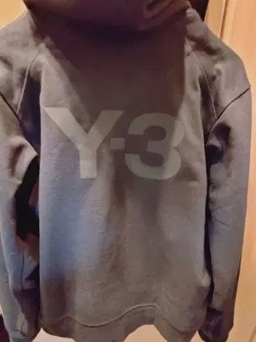 Y-3 블랙 집업 후드티