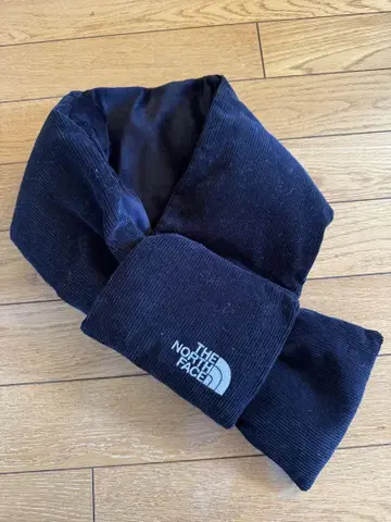 THE NORTH FACE 코듀로이 머플러 블랙