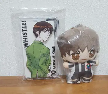 WHISTLE 남코 호이슬! 쵸코토모 봉제 인형 클리어 파우치 미카미 료