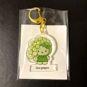 헬로키티 간사이 오사카 만박 일본관 한정판 키링 해조류 산리오 바다포도