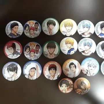 쿠로코의 농구 캔뱃지 세트