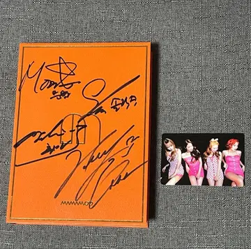 [레어 트레이딩 카드 부속] MAMAMOO Melting 앨범 사인 부속